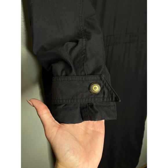 Woolrich Vintage Black Extra Long Parka Jacket w/ Detatchable Fur In Black - Picture 7 of 16